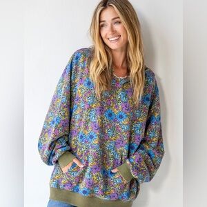 Natural Life Floral Print Women's Hoodie
